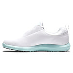 FootJoy Women's FJ Leisure Golf Shoe 8 White/Seafoam