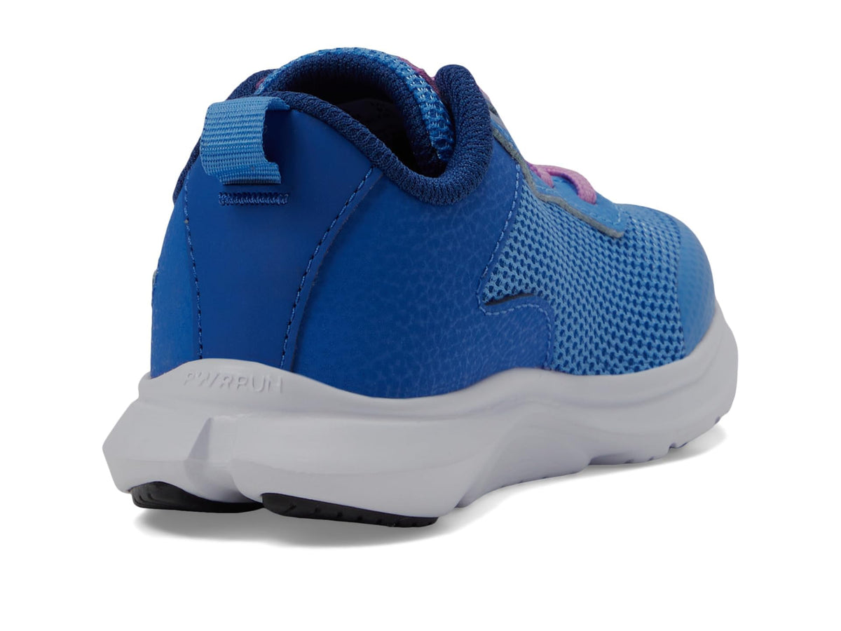 Saucony Axon 3 Sneaker, BLUELIGHT/Grape, 3 US Unisex Big Kid