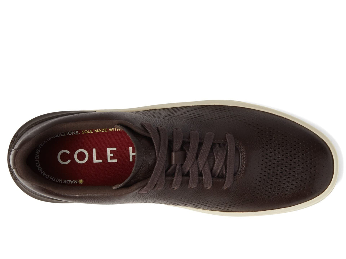 Cole Haan Grandpro Crew Laser Dark Chocolate/Ivory/Syrah 7 W - Wide