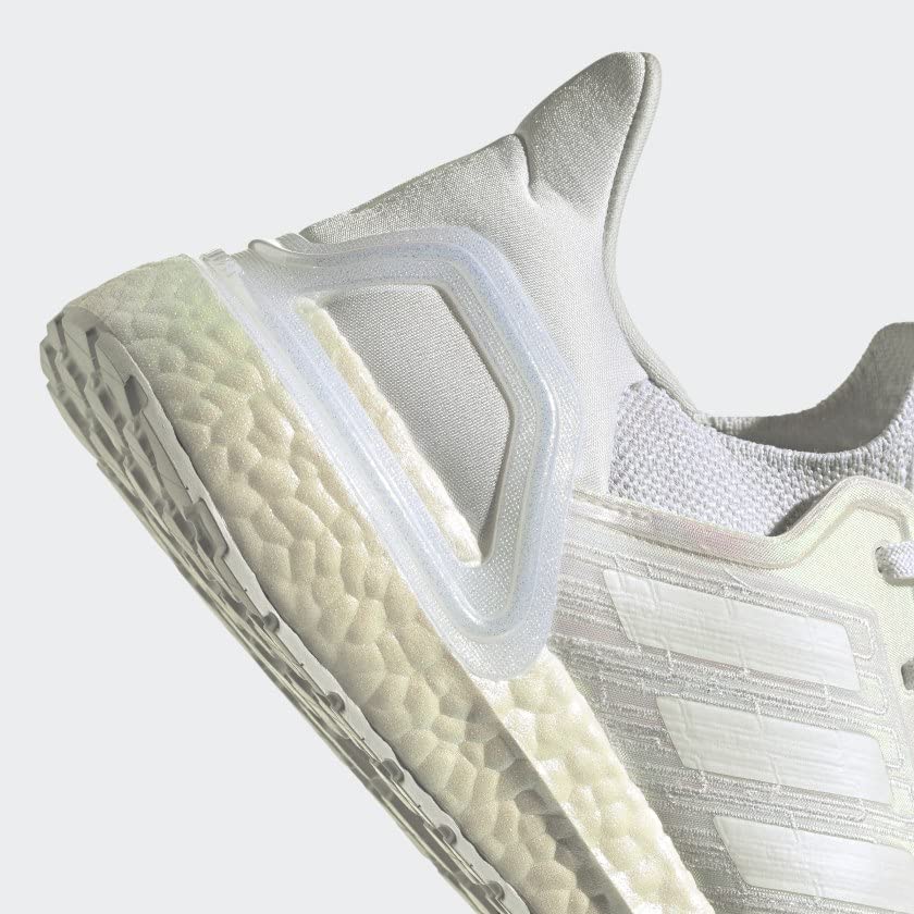 adidas Ultraboost 20 Shoes Men's, White, Size 4