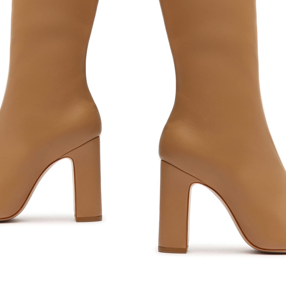 SCHUTZ Women's Gabrielle Up Boots, Honeycomb, Tan, 6 Medium US