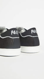 P448 Women's John W Sneakers, Bzeb/Leo, Black, 9 Medium US