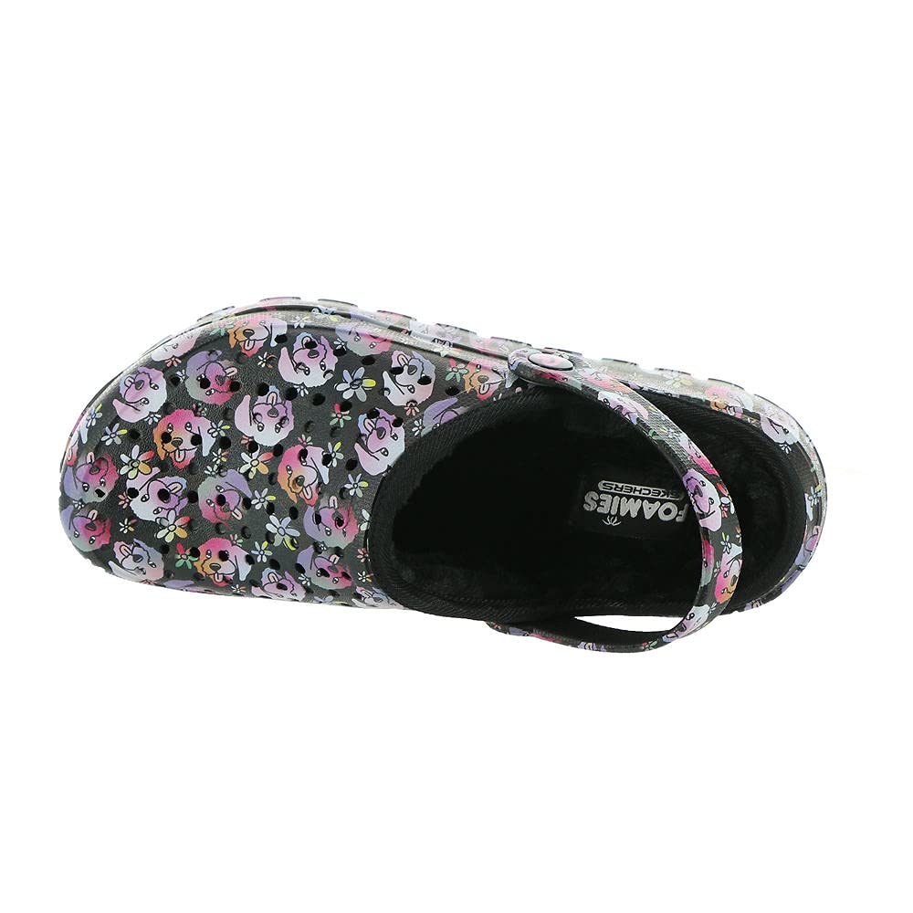 Skechers Foamies Footsteps-Aloha Doodle Women's Slip On 6 Black-multi