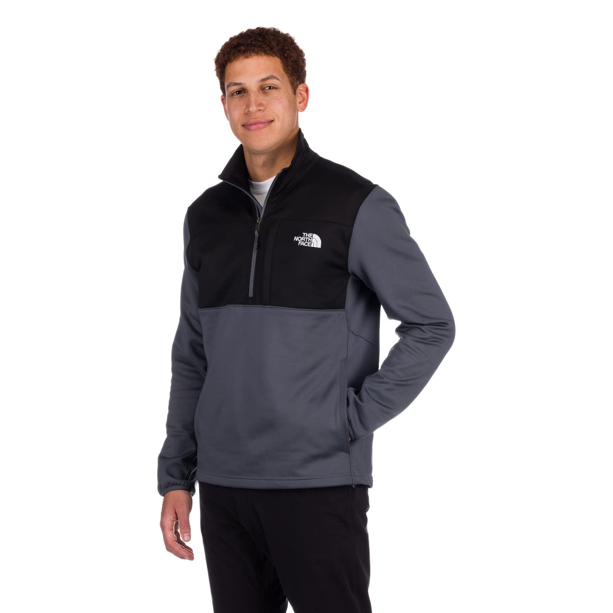 THE NORTH FACE Men's Astro Ridge ¼ Zip, Vanadis Grey, X-Large