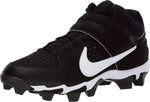 Nike Men's Alpha Huarache Varsity Keystone Mid Molded Baseball Cleat Black/White Size 11.5 M US