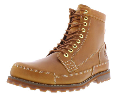 Timberland Earthkeepers Rugged Original Leather 6" Boot Wheat Lite Leather Full Grain 9.5 D (M)