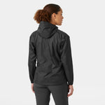 Helly Hansen Women's Loke Waterproof Windproof Breathable Rain Jacket, 990 Black, Small