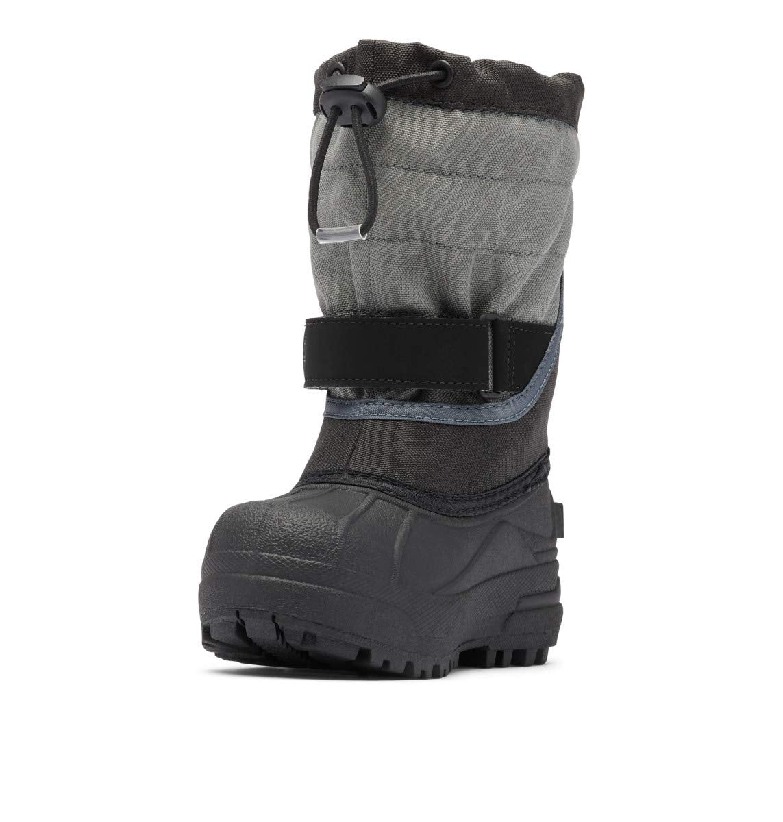 Columbia girls Powderbug Plus Ii Snow Boot, Black/Hyper Blue, 10 Little Kid US