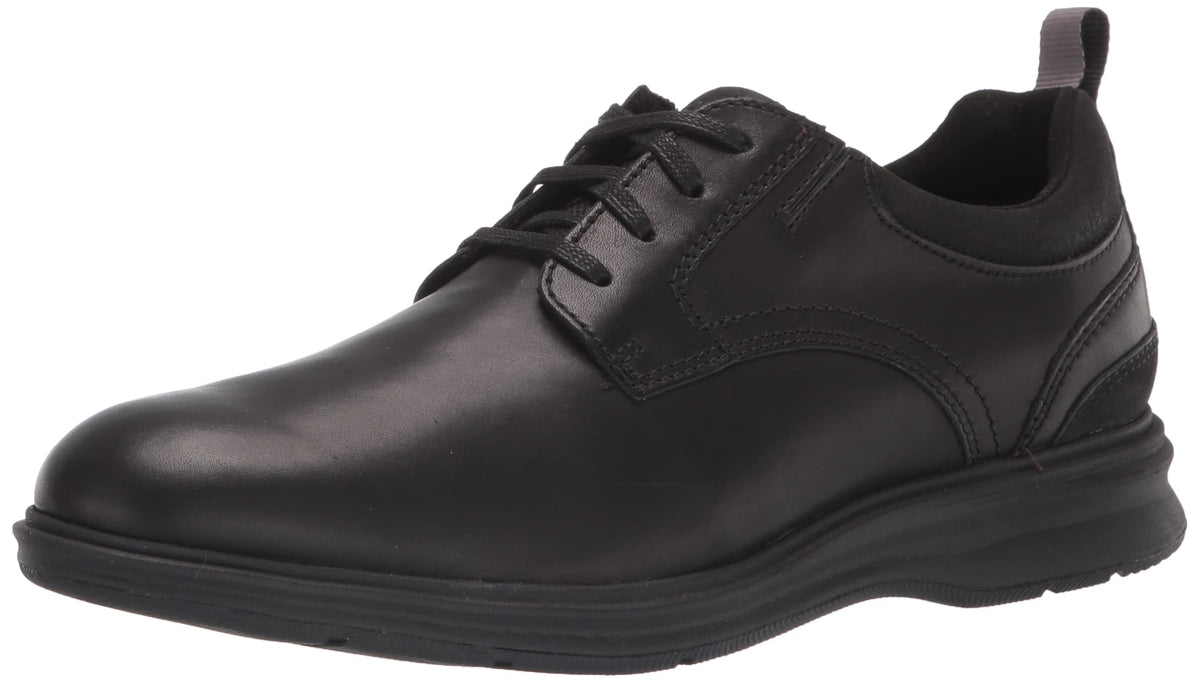 Rockport Men's Total Motion City Plain Toe Sneaker, Black, 8