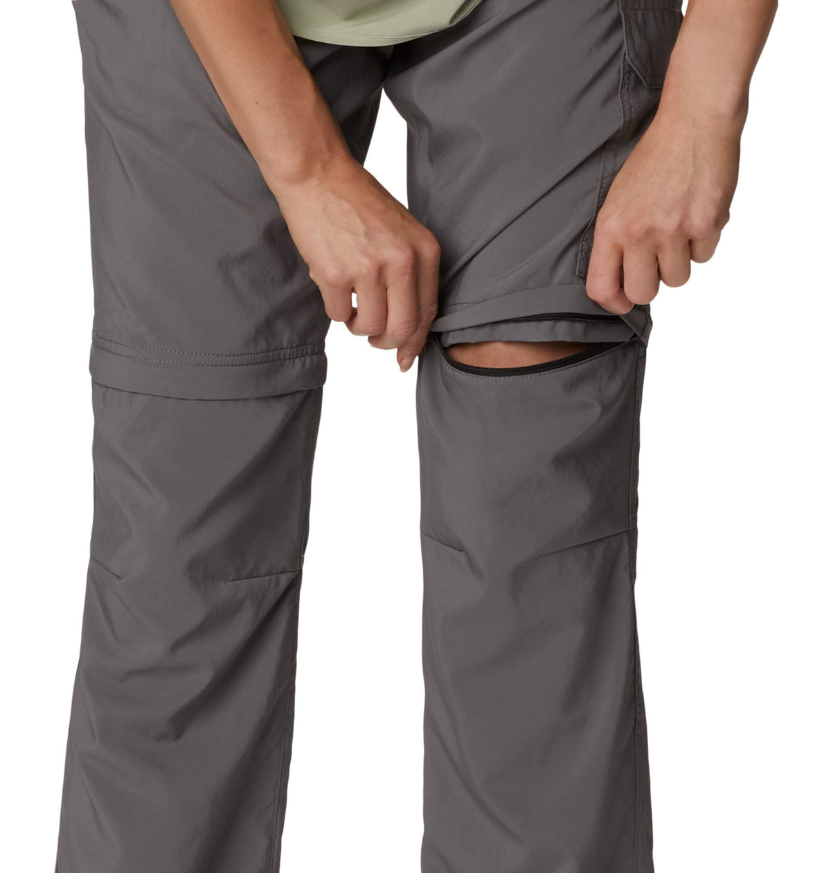 Columbia Women's Silver Ridge Utility Convertible Pant, City Grey, 12