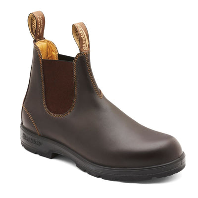 Blundstone 550 Unisex Classic Series Chelsea Boot for Men and Women with Shock Absorption and Premium Water Resistant Leather, Walnut Brown, 12 US Men / 14 US Women / 11 AU
