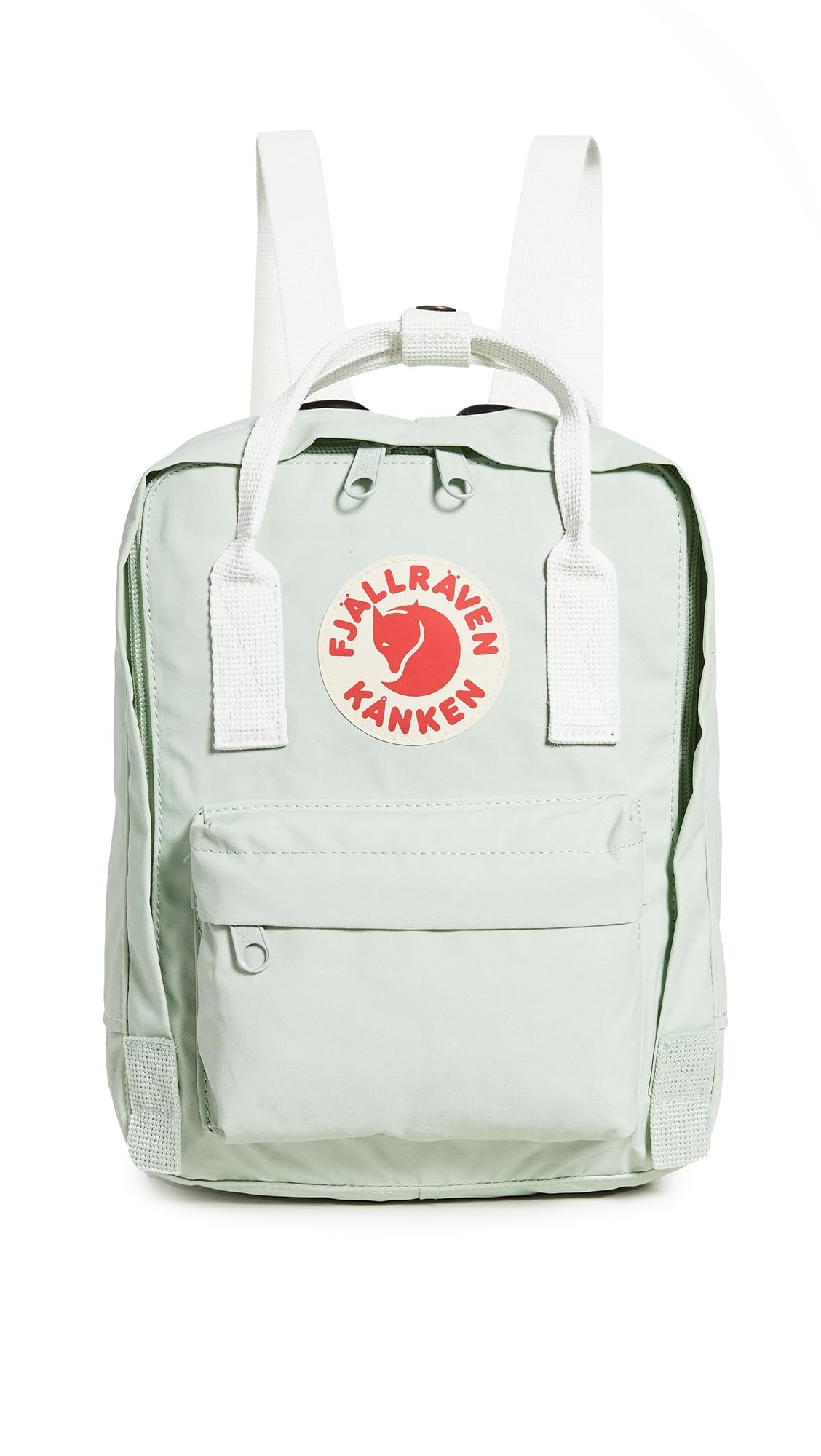 Fjallraven Women's Kanken Mini Backpack, Mint Green/Cool White, One Size