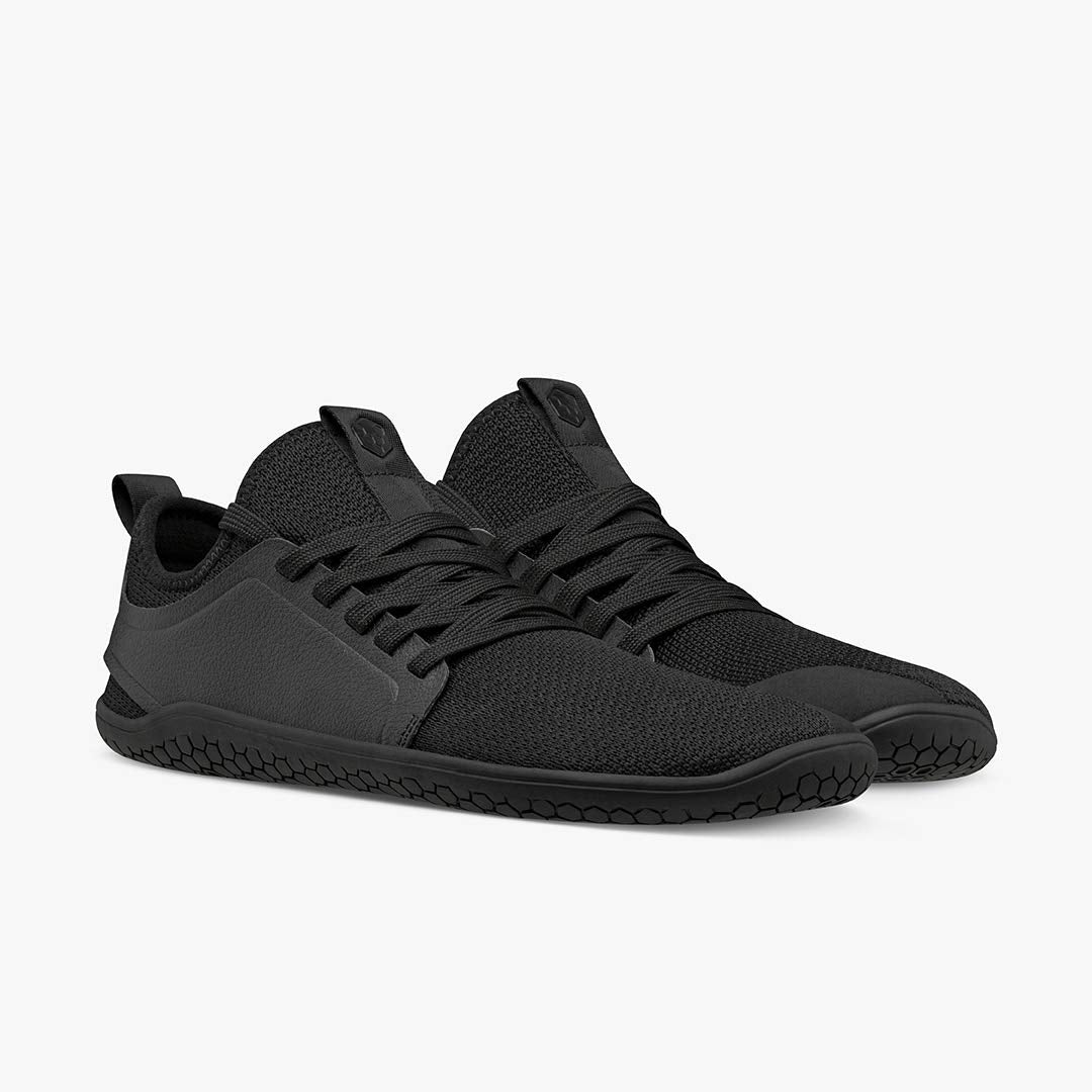 Vivobarefoot Kasana, Womens Everyday Trainer, with Barefoot Sole Black