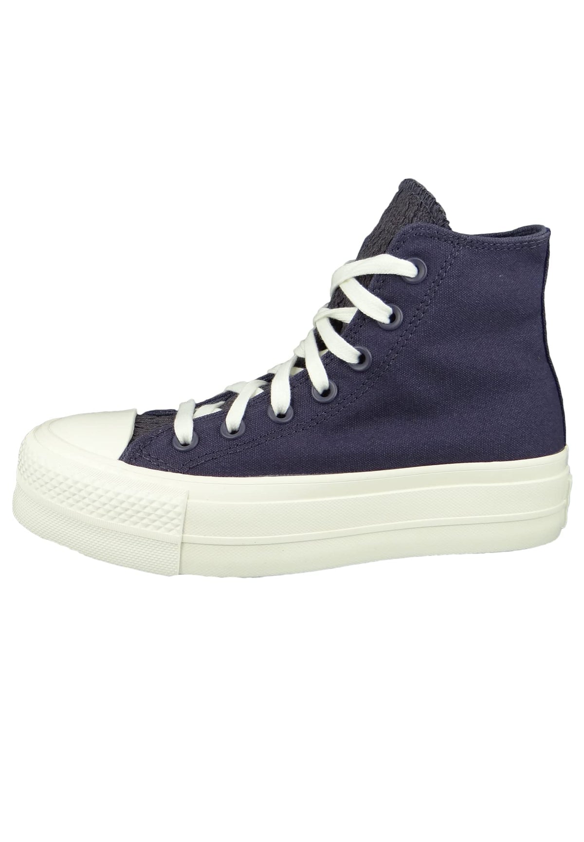 Converse Women's Chuck Taylor All Star Lift Sneakers, Dark Raisin/Dark Raisin/Egret, Purple, White, 9.5 Medium US