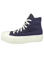 Converse Women's Chuck Taylor All Star Lift Sneakers, Dark Raisin/Dark Raisin/Egret, Purple, White, 9.5 Medium US