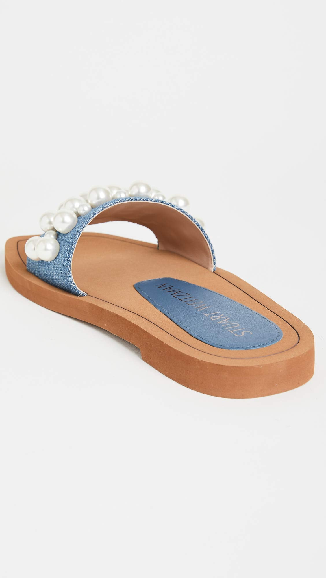 Stuart Weitzman Goldie Slide Washed 8.5 M