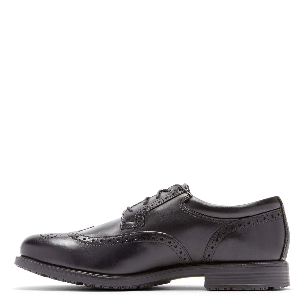 Rockport Men's Essential Details Water Proof Wing Tip Oxford,Black,9.5 W US