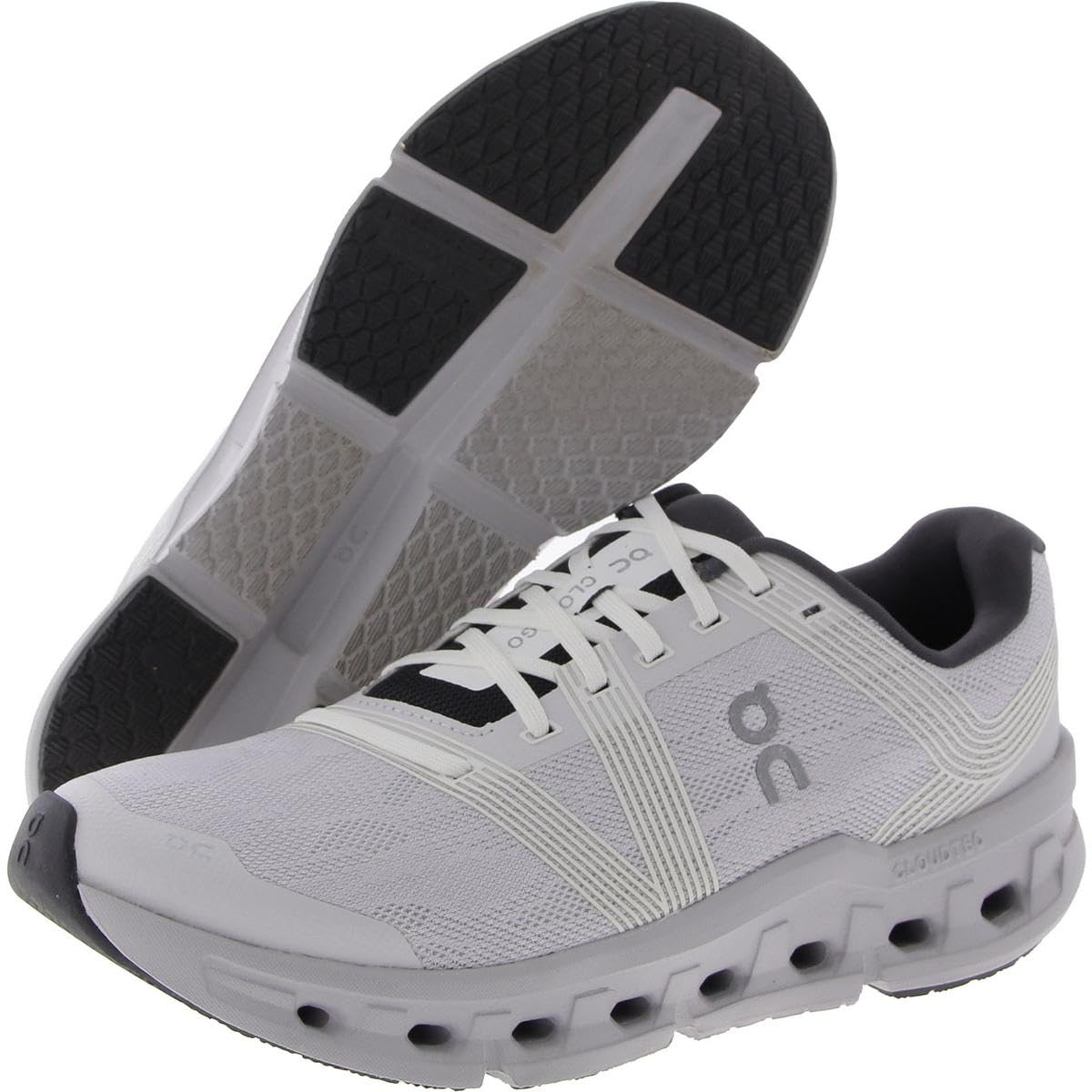 On Women's Cloudgo Sneakers, White/Glacier, 6 Medium US