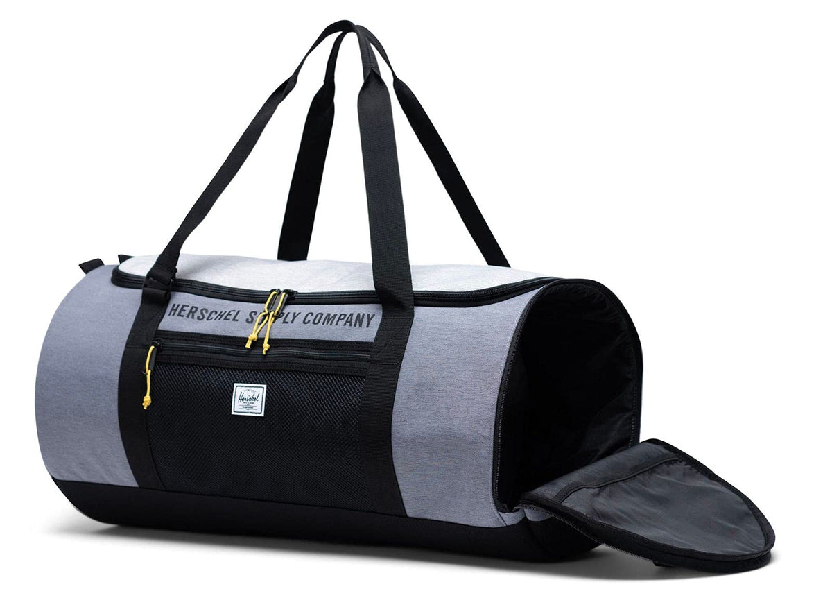 Herschel Supply Co. Sutton Carryall Mid Grey Crosshatch/Light Grey Crosshatch/Black One Size