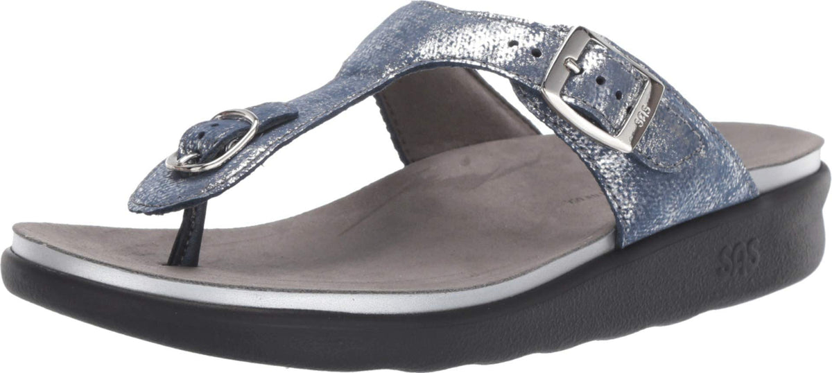 SAS Sanibel Silver/Blue 8.5 M (M) (B)