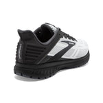 Brooks Men’s Anthem 5 Neutral Running Shoe - White/Black/Ebony - 7 Medium