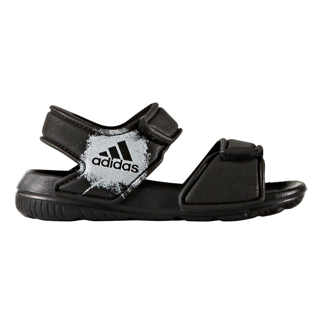 Kids adidas AltaSwim, Core Black/White, 3 Infant M
