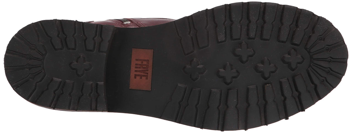 Frye Women's Ella Moto Lace Ankle Boot 7.5 Oxblood