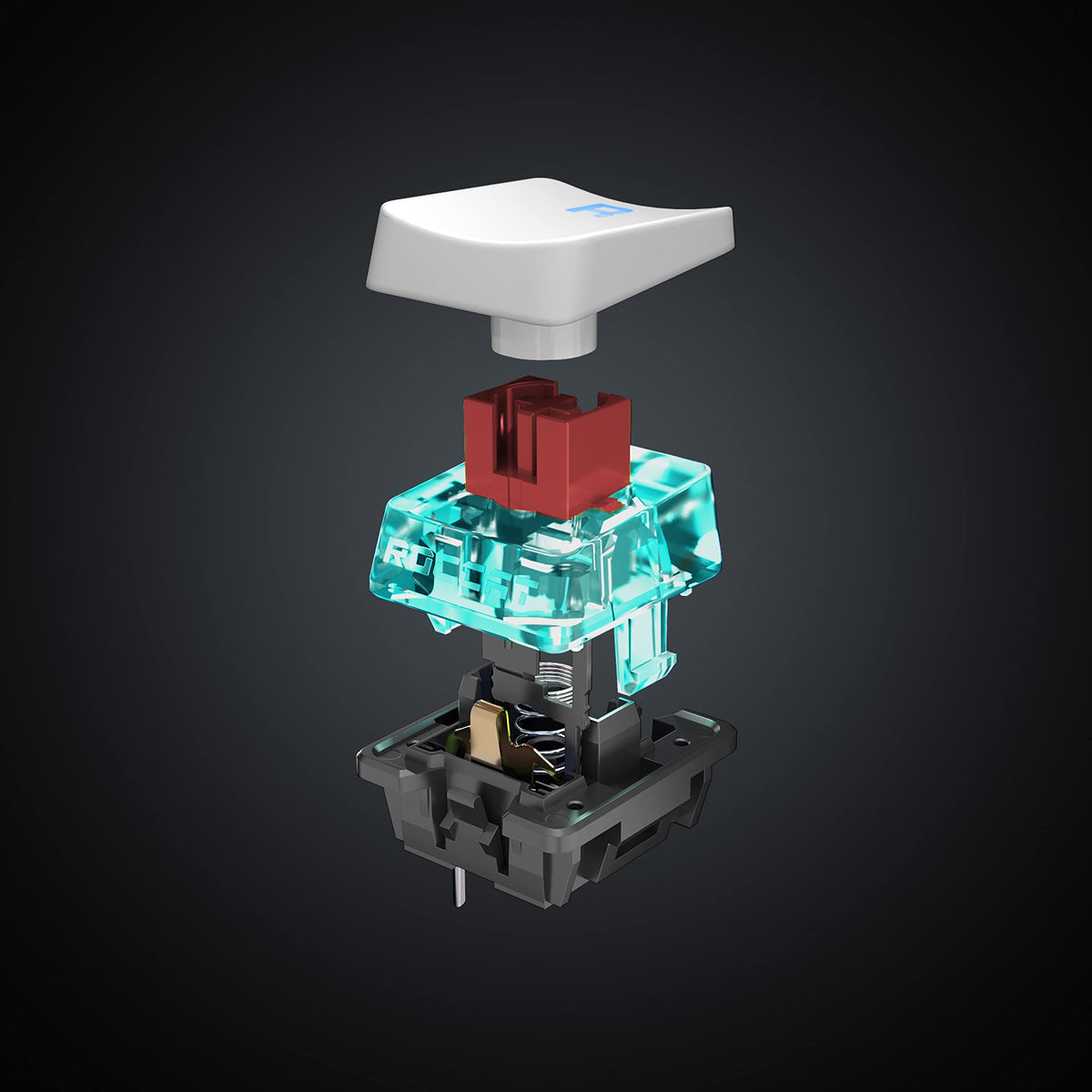 ROCCAT Vulcan TKL Pro PC USB-C Gaming Keyboard, Linear Optical Titan Switch, AIMO RGB Lighting, Tenkeyless Mechanical Feel Speed Keystroke, Low Profile Ergonomic Design for Wrist Rest Support, White