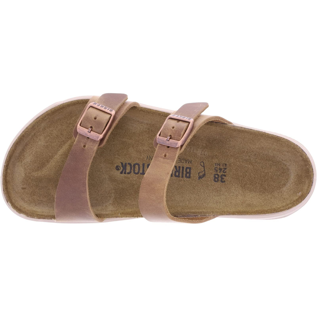 Birkenstock Unisex Sierra CT Waxy Leather Ginger Brown Sandals 7 W / 5 M US