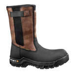 Carhartt Men's Rugged Flex 10" Mud Wellington Composite Toe, Brown/Black -12
