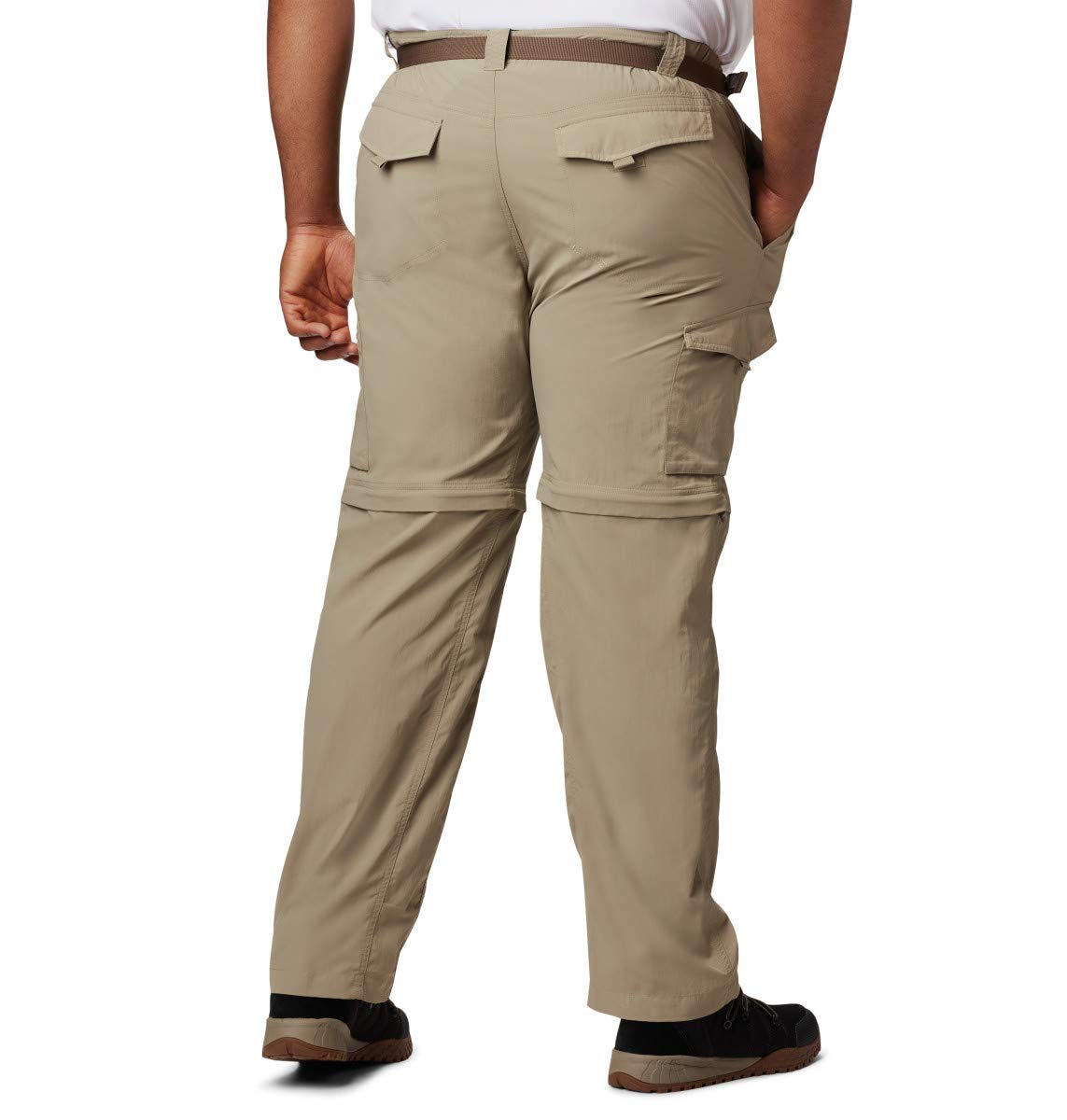 Columbia Mens Silver Ridge Convertible Hiking Pants, Tusk, 36W x 28L US