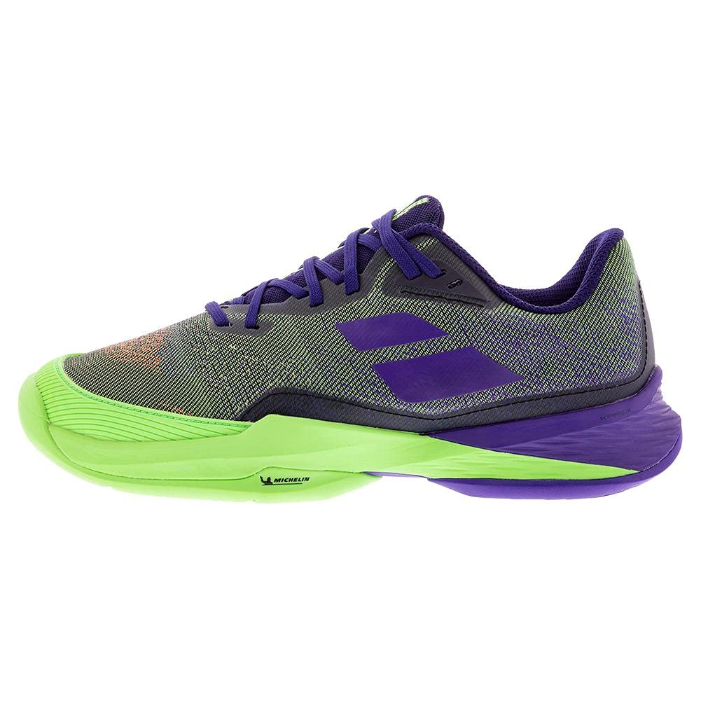 Babolat Men's Jet Mach 3 Tennis Shoes (Jade Lime, Numeric_8)