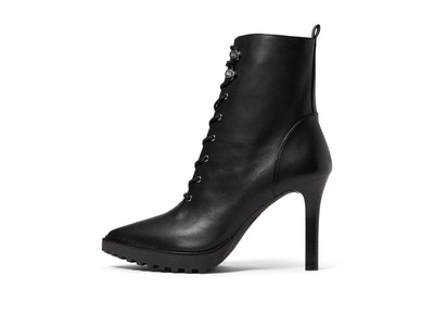 Michael Kors Kyle Lace-Up Bootie Black 5.5 M