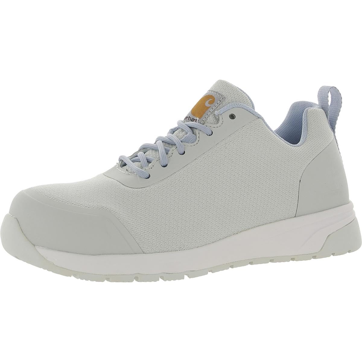Carhartt Force 2 Nano Toe Work Sneaker Light Grey/Powder Blue Trim 6 B (M)