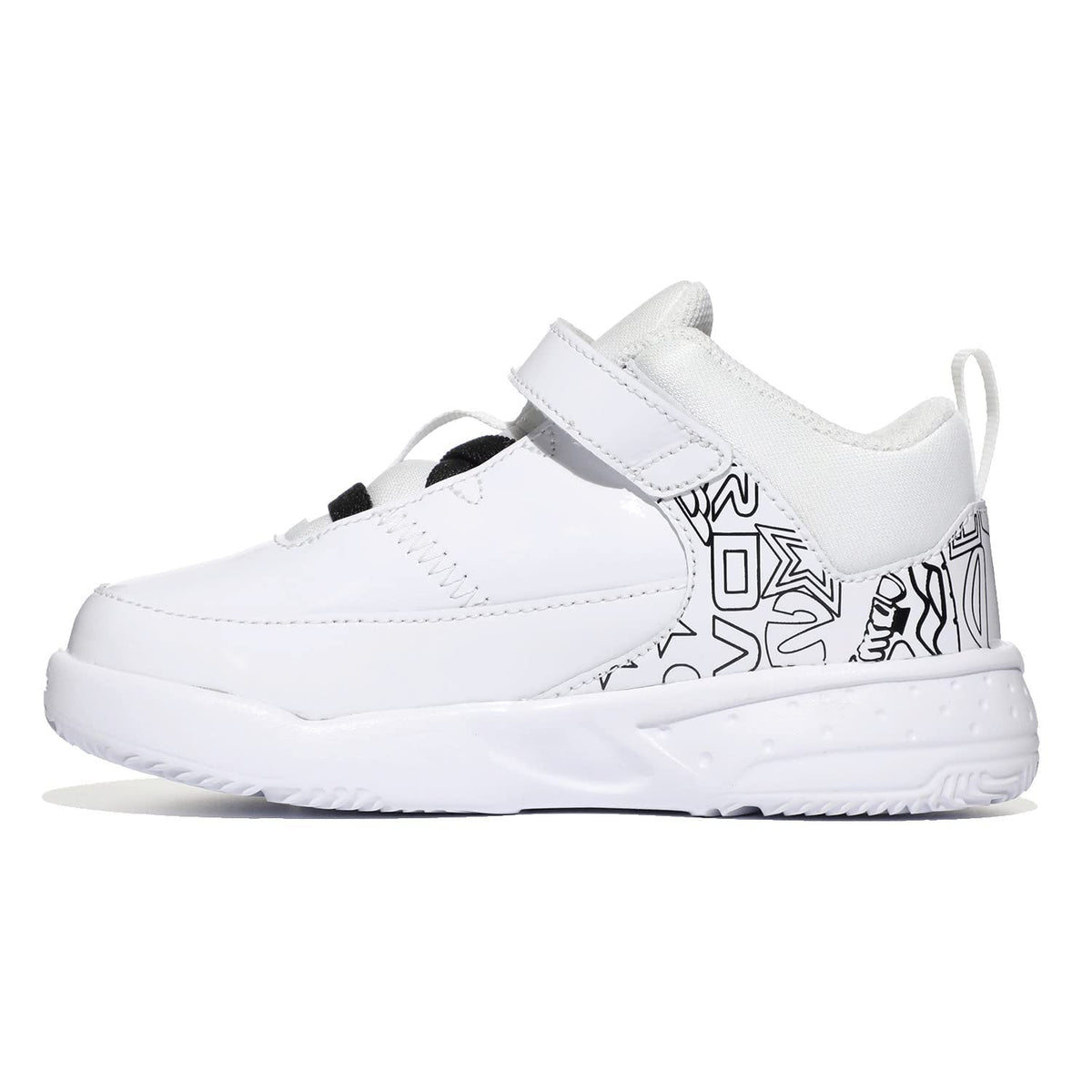 Jordan Baby Girl's Max Aura 3 DIY (Infant/Toddler) White/Black/Hyper Violet/University Blue 10 Toddler M
