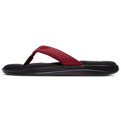 Nike Women's Ultra Comfort Thong AR4498 (Black/Track Red-Noble Red, Numeric_6)