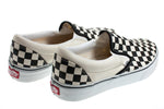 Vans Slip On Unisex Sneakers, Checkerboard Black/Off White, 5.5 US Women/4 US Men