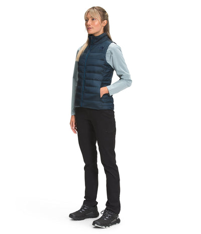 THE NORTH FACE Women's Aconcagua Vest, Monterey Blue, Medium