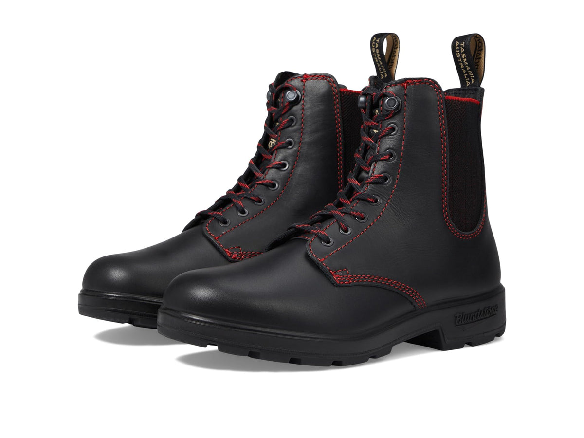 Blundstone BL2325 Original Lace-Up Boot Black/Red/Black AU 5.5 (US Women's 8.5) B (M)
