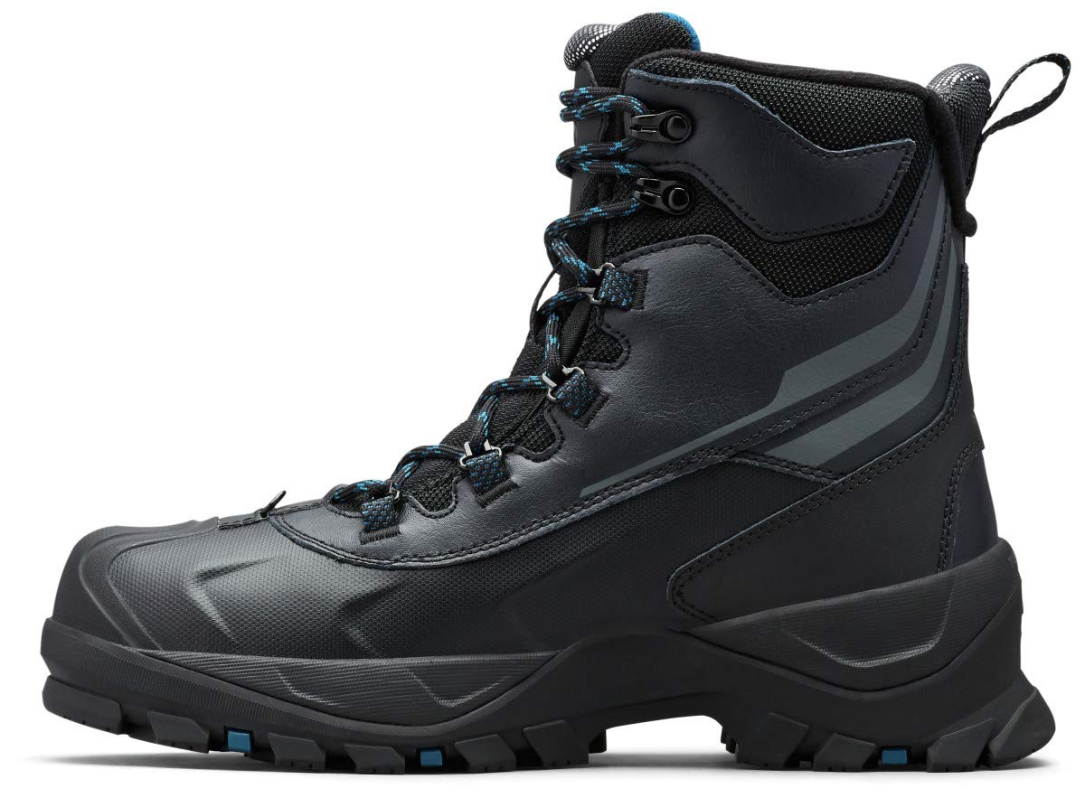 Columbia Men's Bugaboot Plus IV Omni-Heat, Black/Phoenix Blue, 13