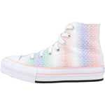 Converse Chuck Taylor All Star EVA Lift Mermaid Scales Platform Hi White/Light Dew Canvas 3 US Child
