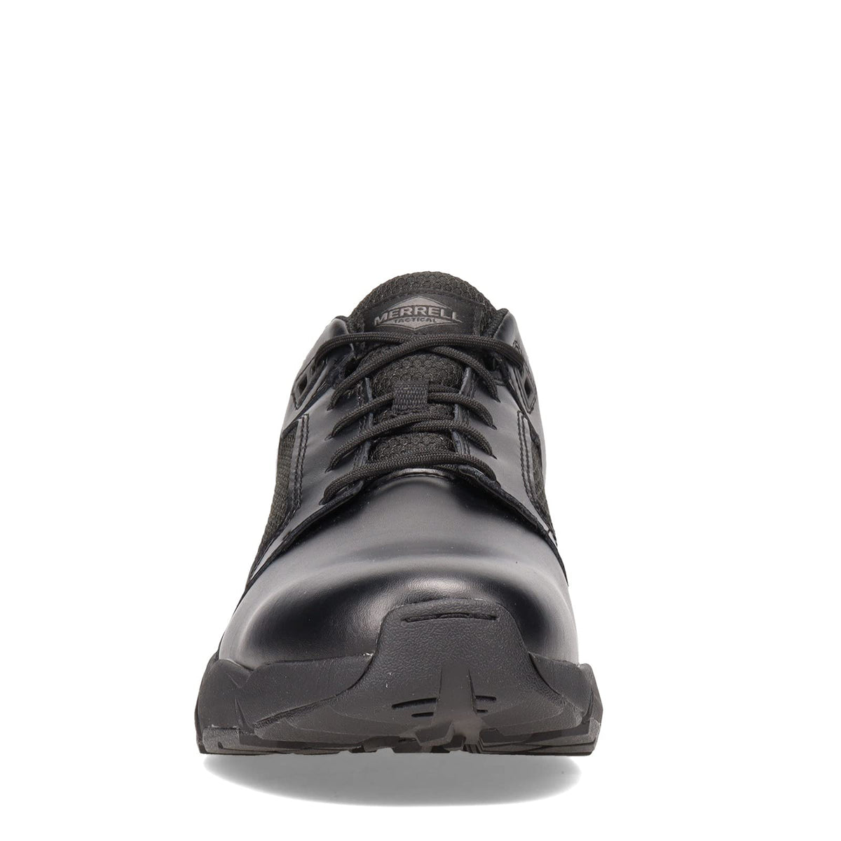 Merrell Men's Fullbench Tactical Industrial Boots, Waterproof & Breathable Coated Leather & Mesh Upper Work Hiking Shoes, Black, 15