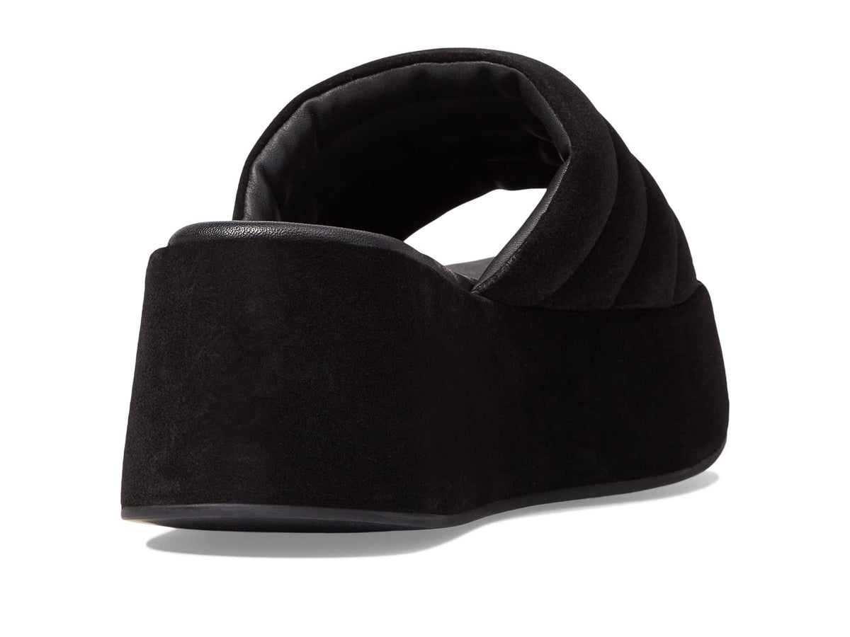 Free People Almost Paradise Platform Shoes for Women - Slip on Style with Brand Logo, Comfortable and Trendy Heels Black EU 37.5 (US Women's 7.5) M