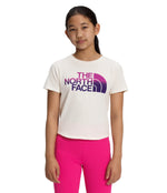 THE NORTH FACE Girls’ Short Sleeve Graphic Tee, Gardenia White 2, XX-Small