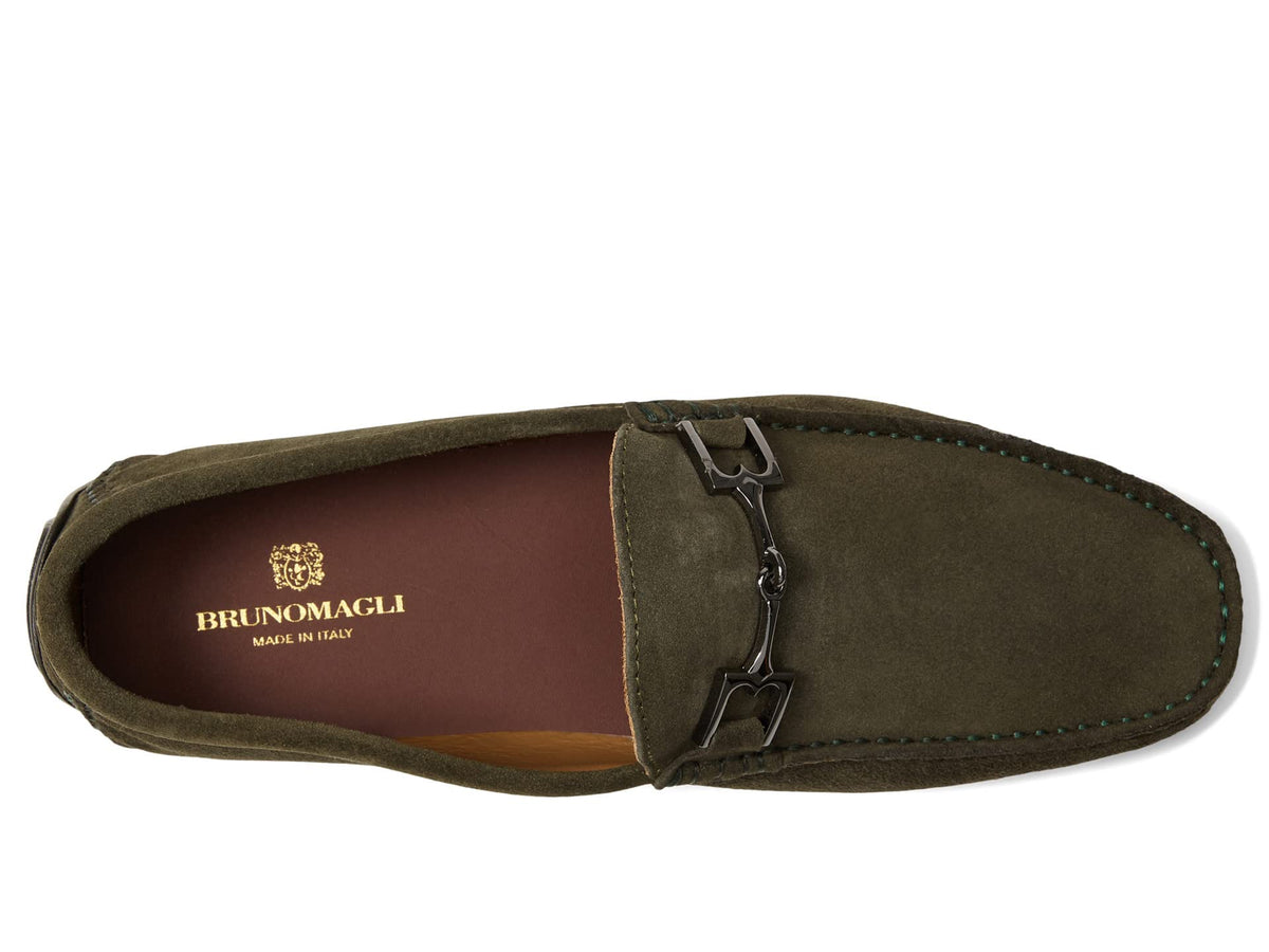 Bruno Magli Xander Military Green Suede EU 43.5 (US Men's 10.5) D (M)