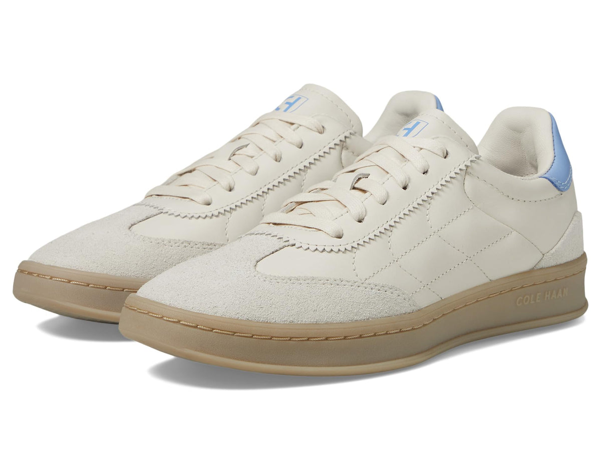 Cole Haan Women's Grandpro Breakaway Sneaker, Ivory/Vista Blue, 8 Wide