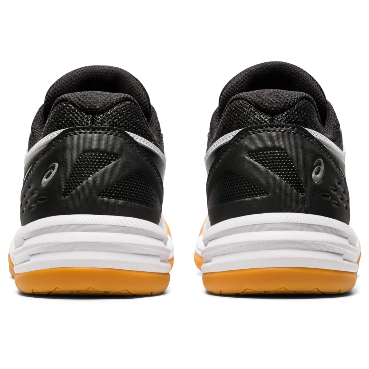 ASICS Women's Upcourt 4 Volleyball Shoes, 13, White/Black