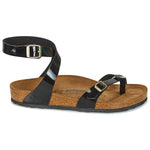 Birkenstock Womens Arizona Black Patent Birko-flor Sandals 40 EU