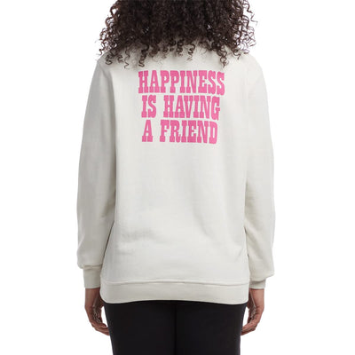 Marc Jacobs Peanuts Happiness Is Crew Neck Sweatshirt Chalk SM