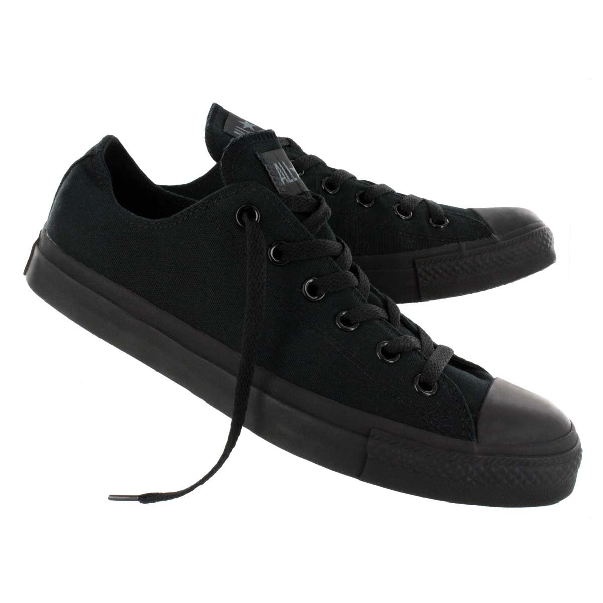 Converse Unisex Chuck Taylor All Star OX Sneaker (5 Men 7 Women, Black Monochrome)